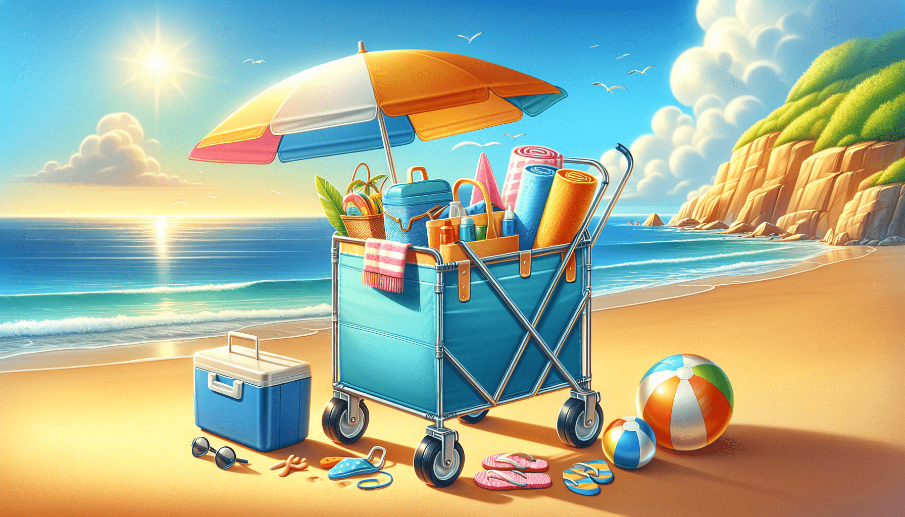Why A Folding Beach Cart Is Perfect For Family Outings