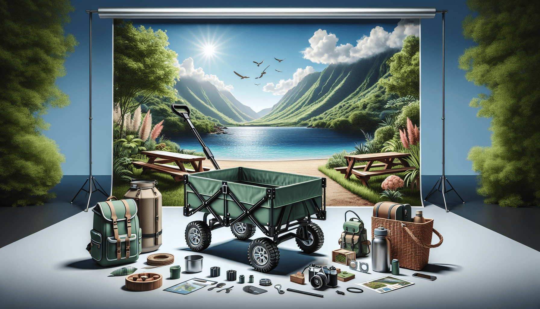 Are There Waterproof Folding Wagons For Outdoor Use?