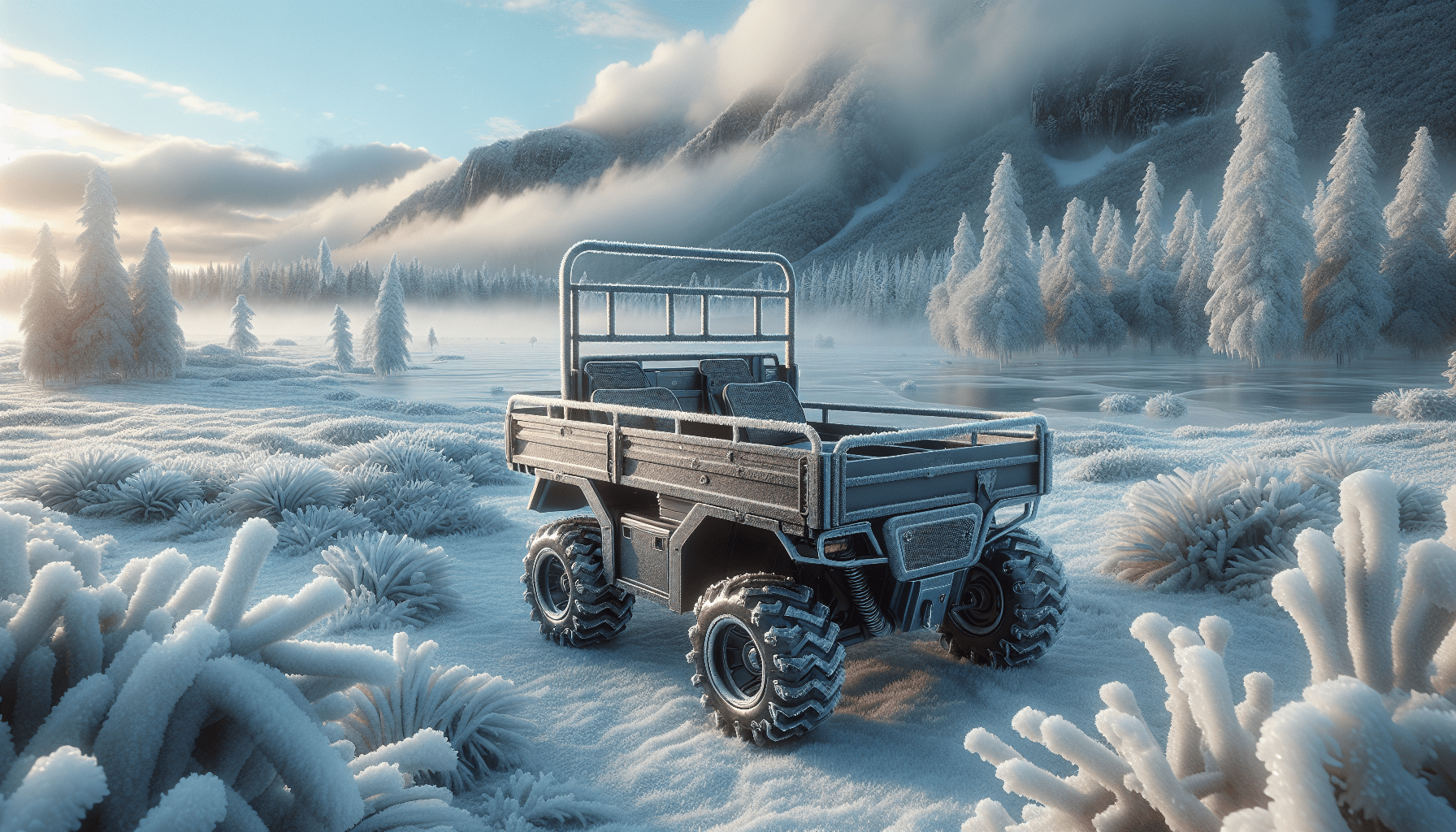Can I Use A Utility Cart On Snowy Or Icy Terrain?