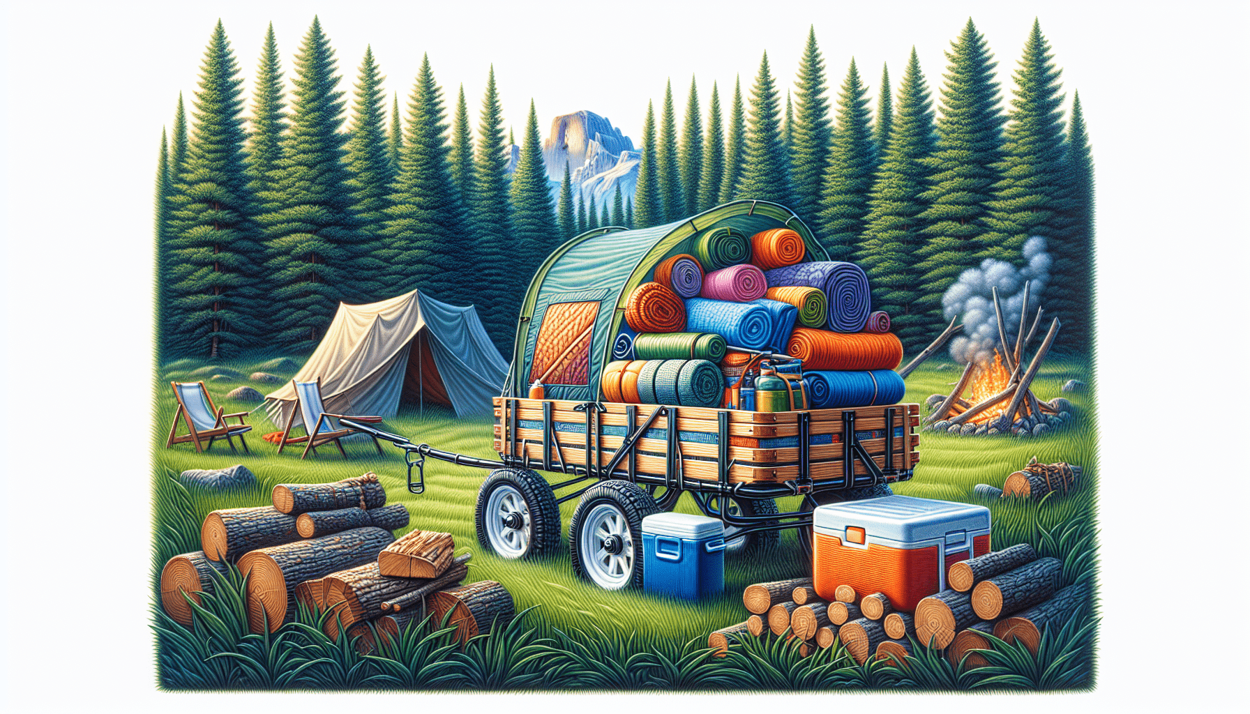 How To Pack Your Folding Wagon For A Weekend Camping Trip