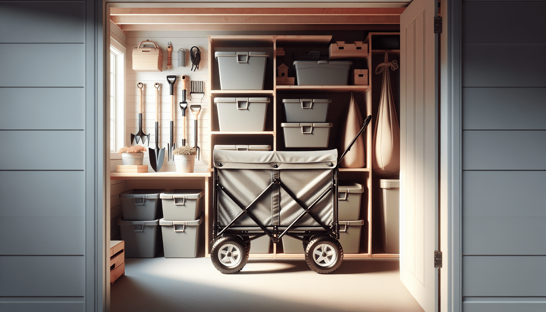 How To Store Your Collapsible Wagon To Save Space