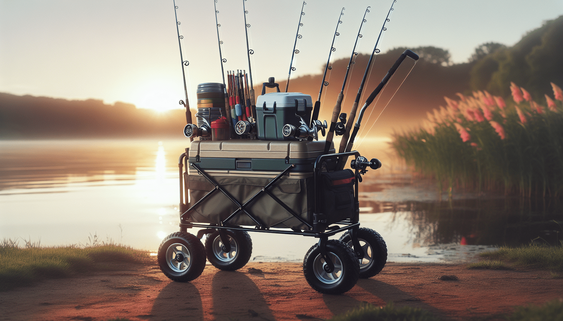 How To Transport Fishing Gear With A Collapsible Wagon