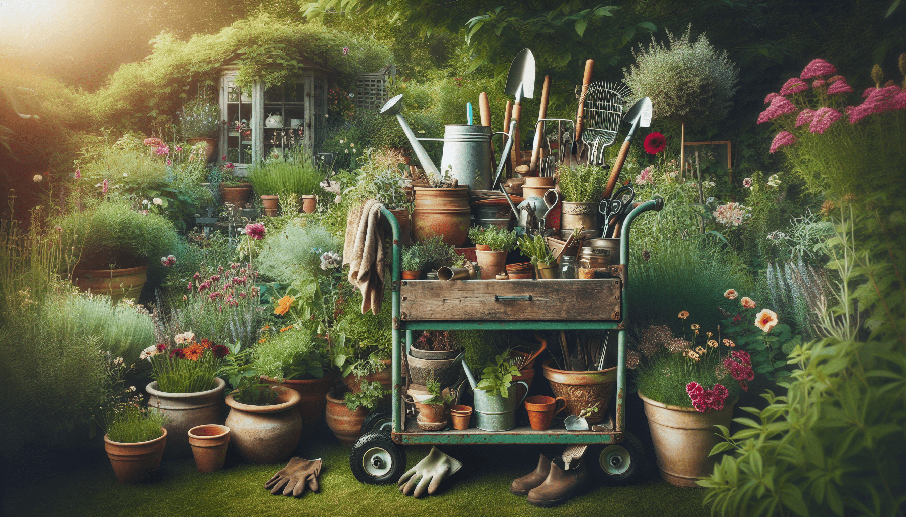 How To Use Your Utility Cart For Gardening Tasks