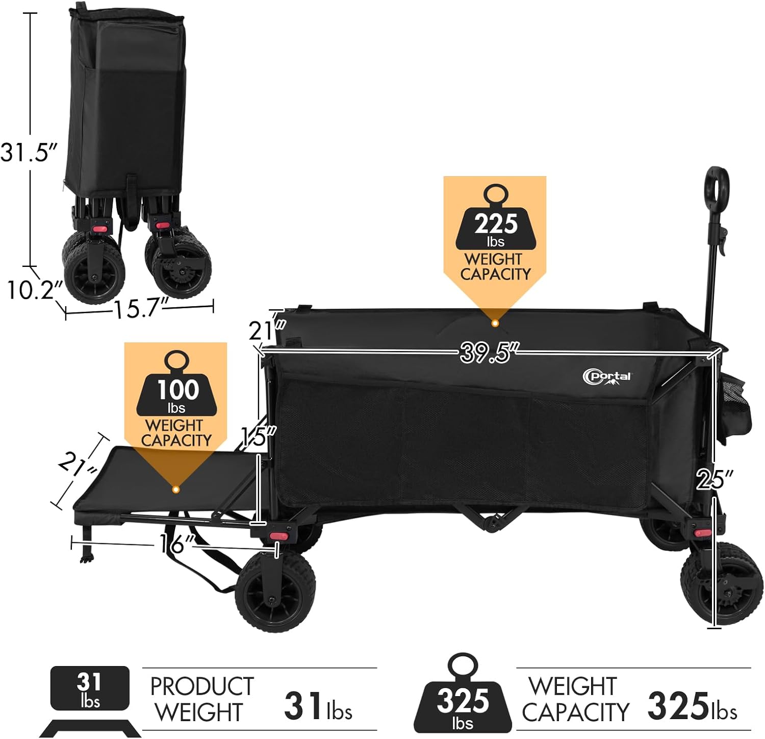 PORTAL 300L Foldable Wagon Review