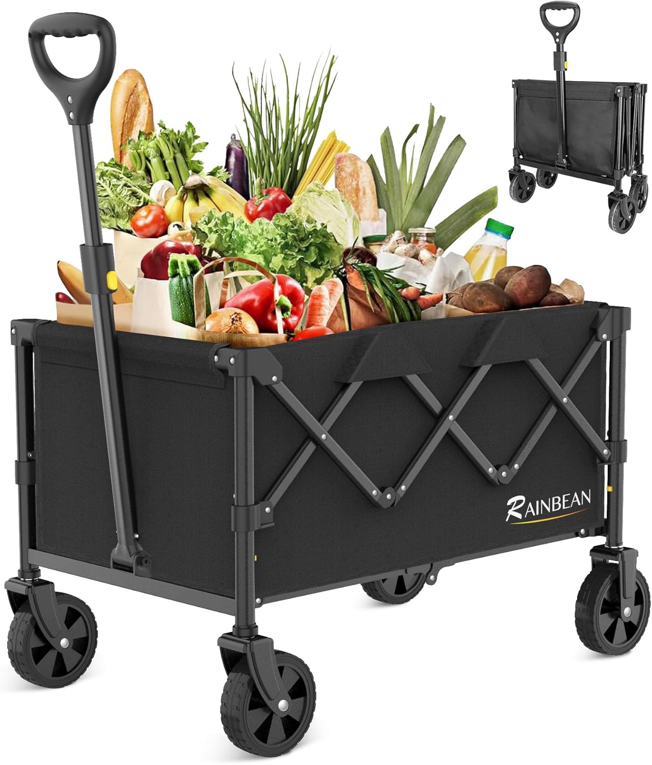 RAINBEAN Collapsible Wagon Cart Review