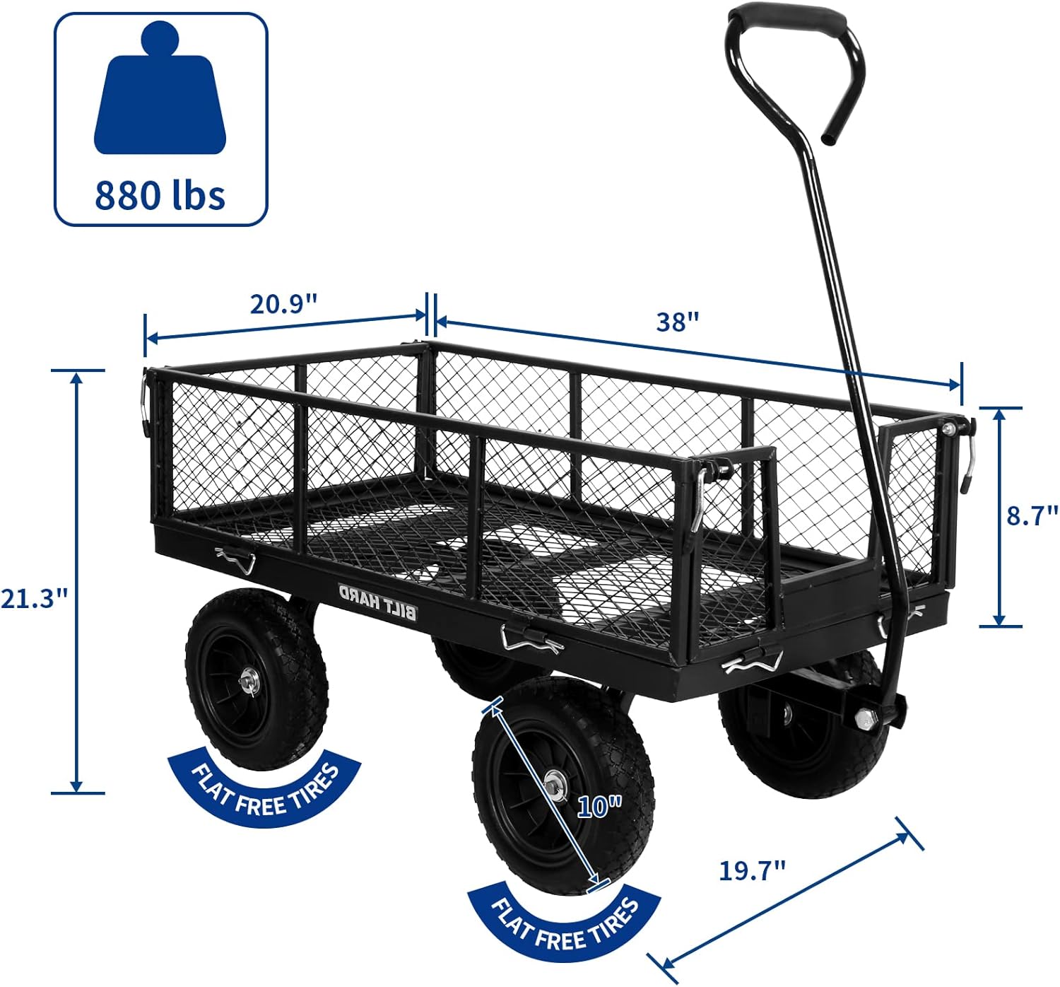 Top 7 Air Tire Garden Carts for Smooth Terrain on Amazon 2025