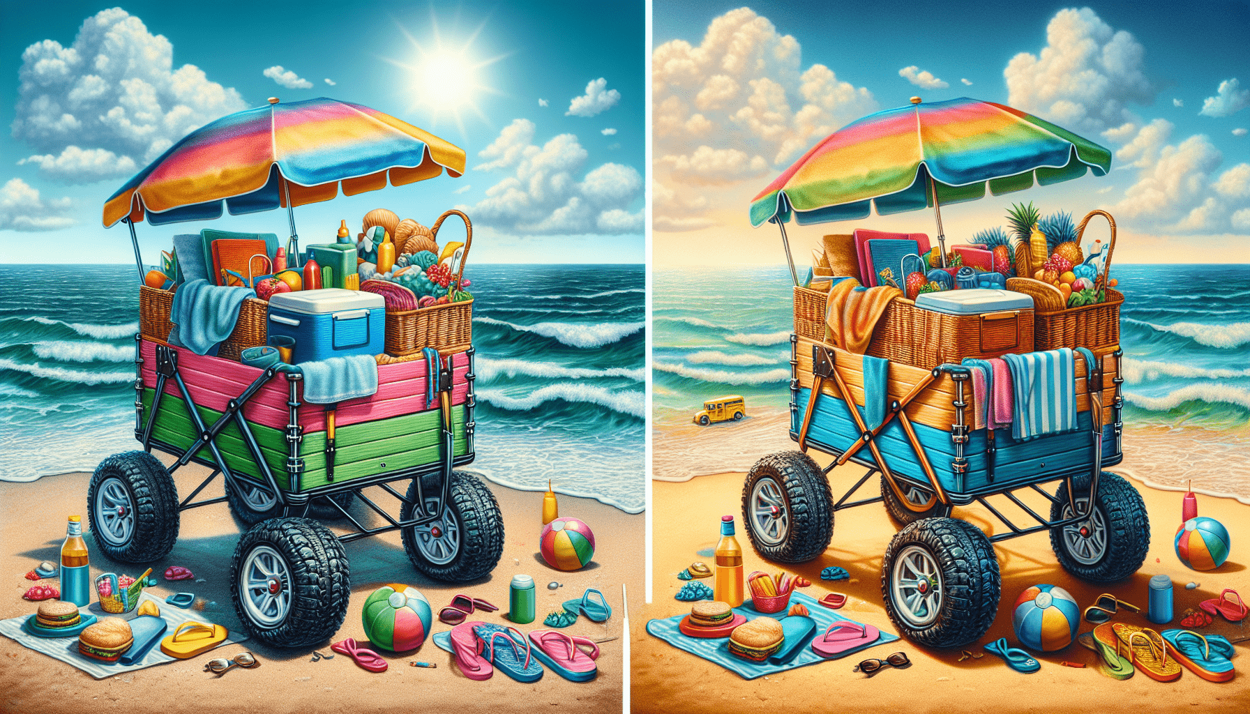 What’s The Difference Between A Beach Wagon And A Standard Folding Wagon?